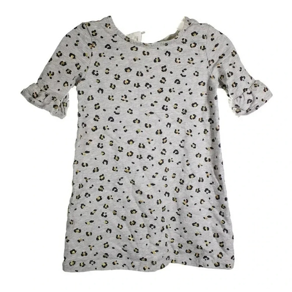 OshKosh Bgosh Gray Cheetah Print Dress 3T - Picture 1 of 3